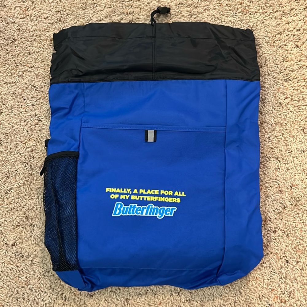 Butterfinger cinch top backpack